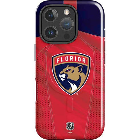 NHL Florida Panthers Jersey iPhone 16 Pro Magsafe Impact Case